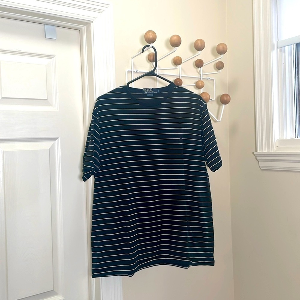 Ralph Lauren - 90s Classic T-Shirt - Black/White - L